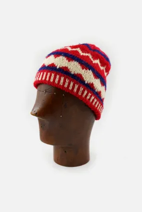 1950s Hand Knitted Wool Ski Hat