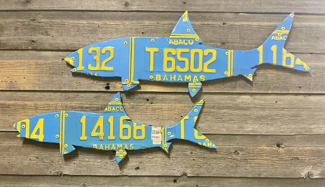 30 Bahamas Bonefish License Plate Art