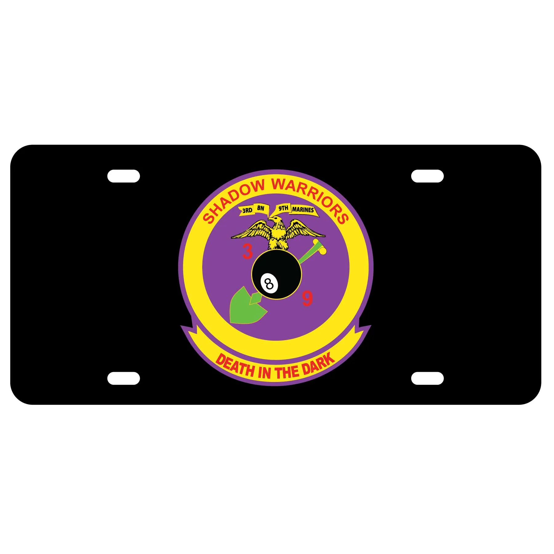 3rd Battalion 9th Marines License Plate