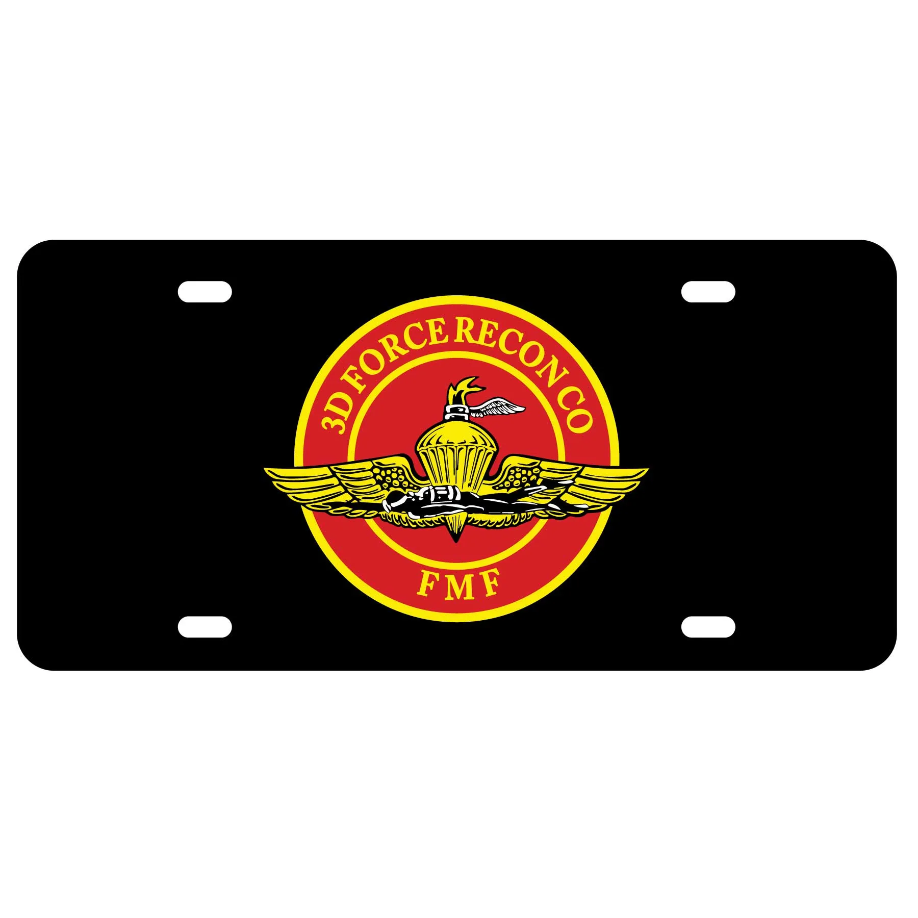 3rd Force Recon FMF License Plate