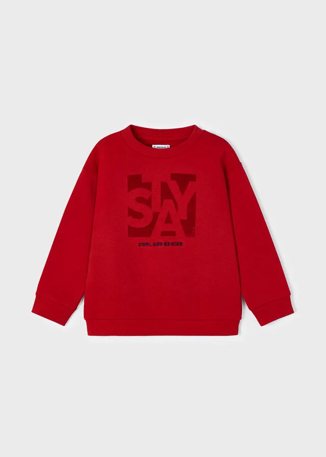 4420- Pullover for boy - Red