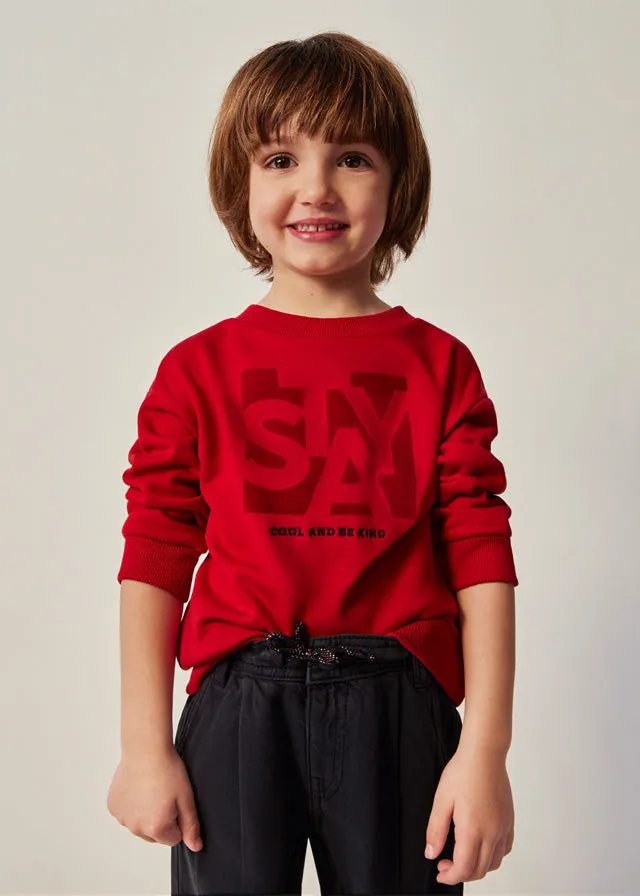 4420- Pullover for boy - Red