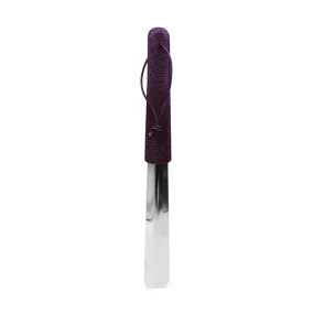 84-800-PRL Teju Lizard Shoe Spoon, Purple