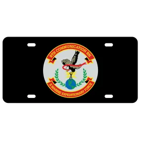 8th Communication Battalion License Plate