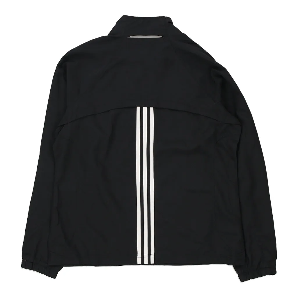 Adidas Track Jacket - Large Black Polyester