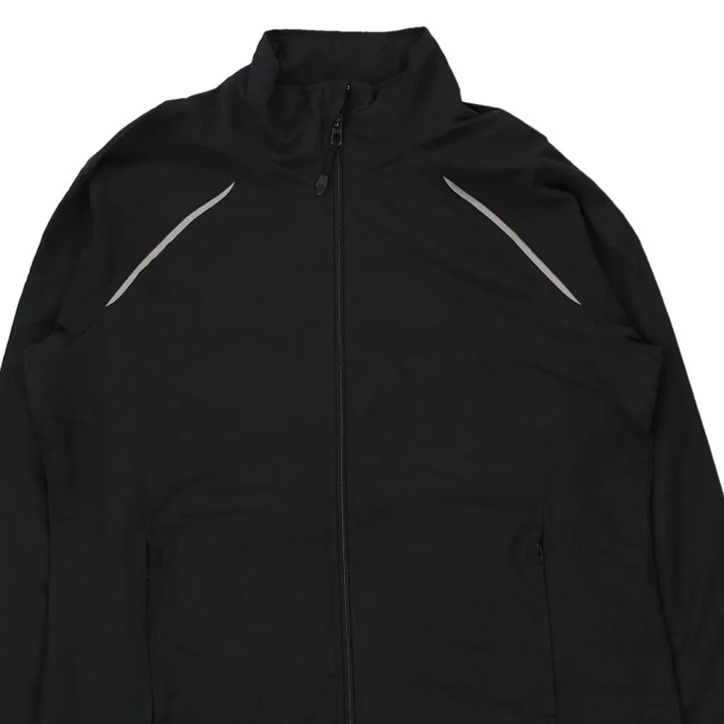 Adidas Track Jacket - Large Black Polyester