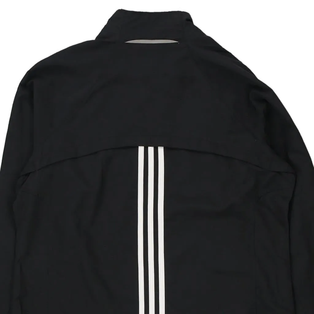 Adidas Track Jacket - Large Black Polyester