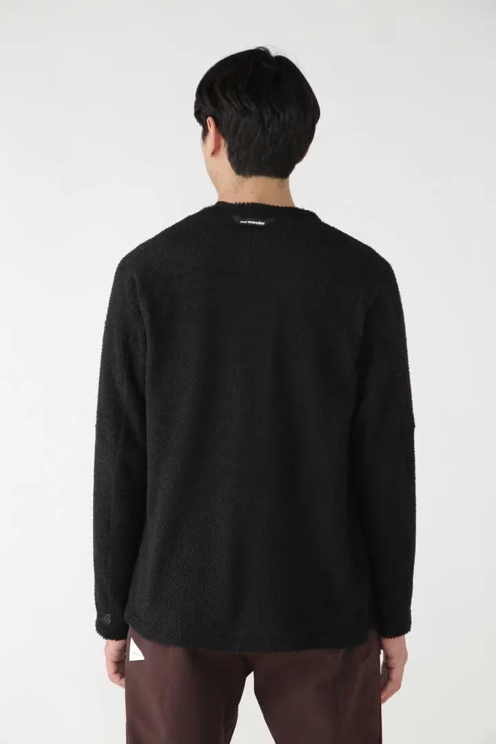 and wander   Alpha Direct Pullover Black (men)