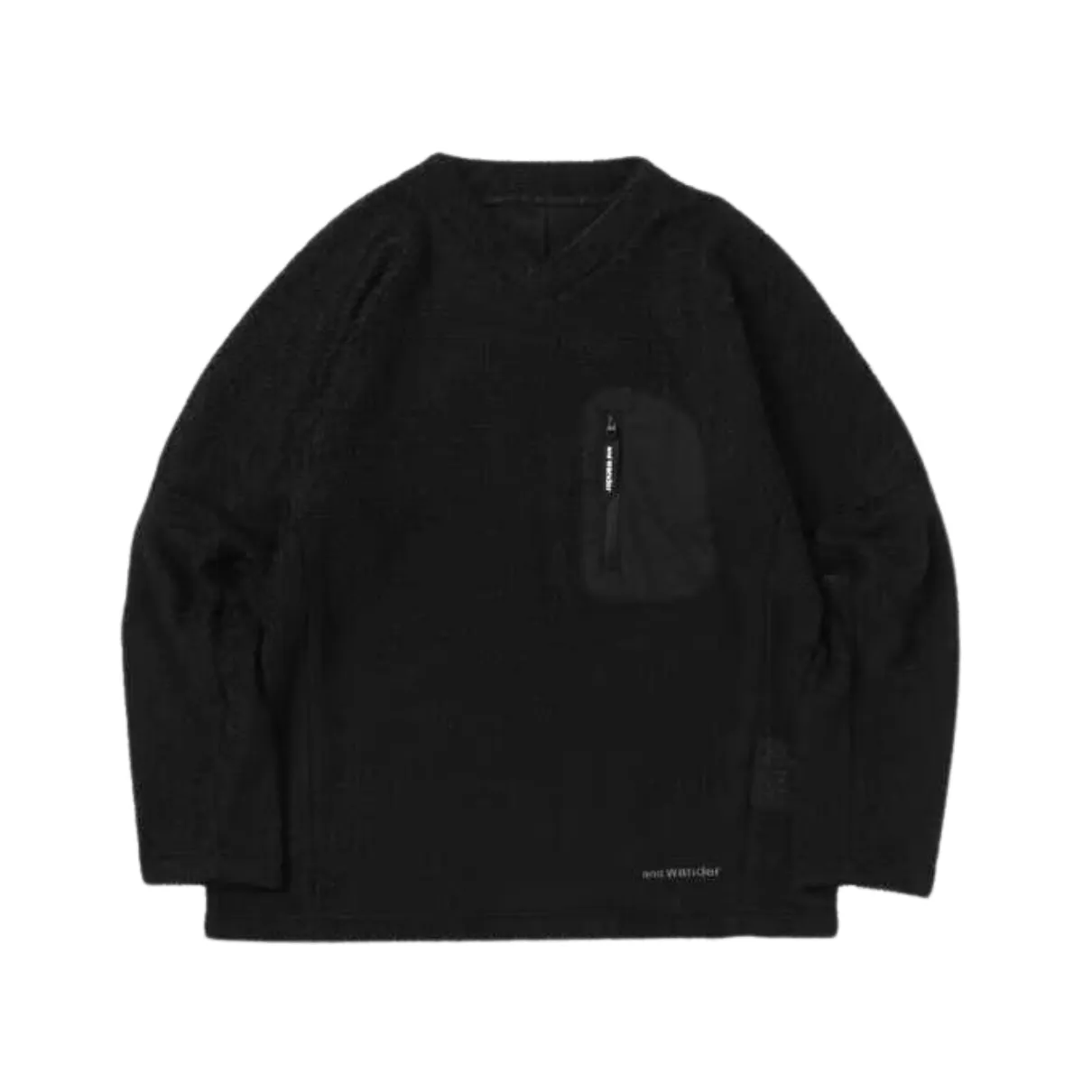 and wander   Alpha Direct Pullover Black (women)