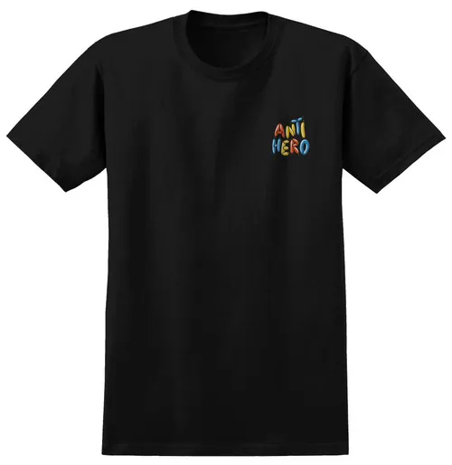 Anti Hero Skateboards Shirt Bozo Balloons Black