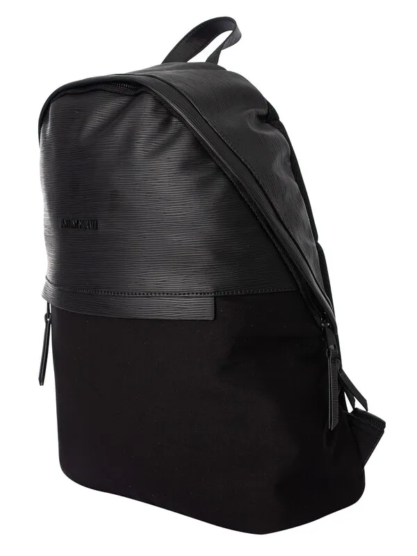 Antony Morato Logo Backpack - Black