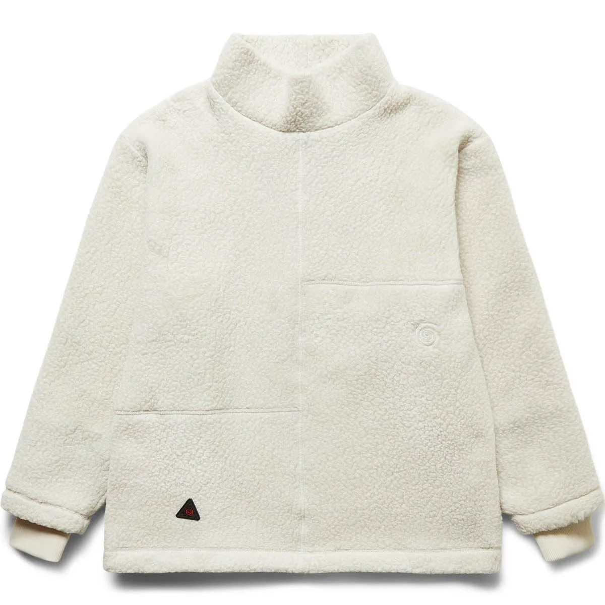 ARAL SEA RECYCLED SHERPA OVERSIZED PULLOVER FOG | Bodega