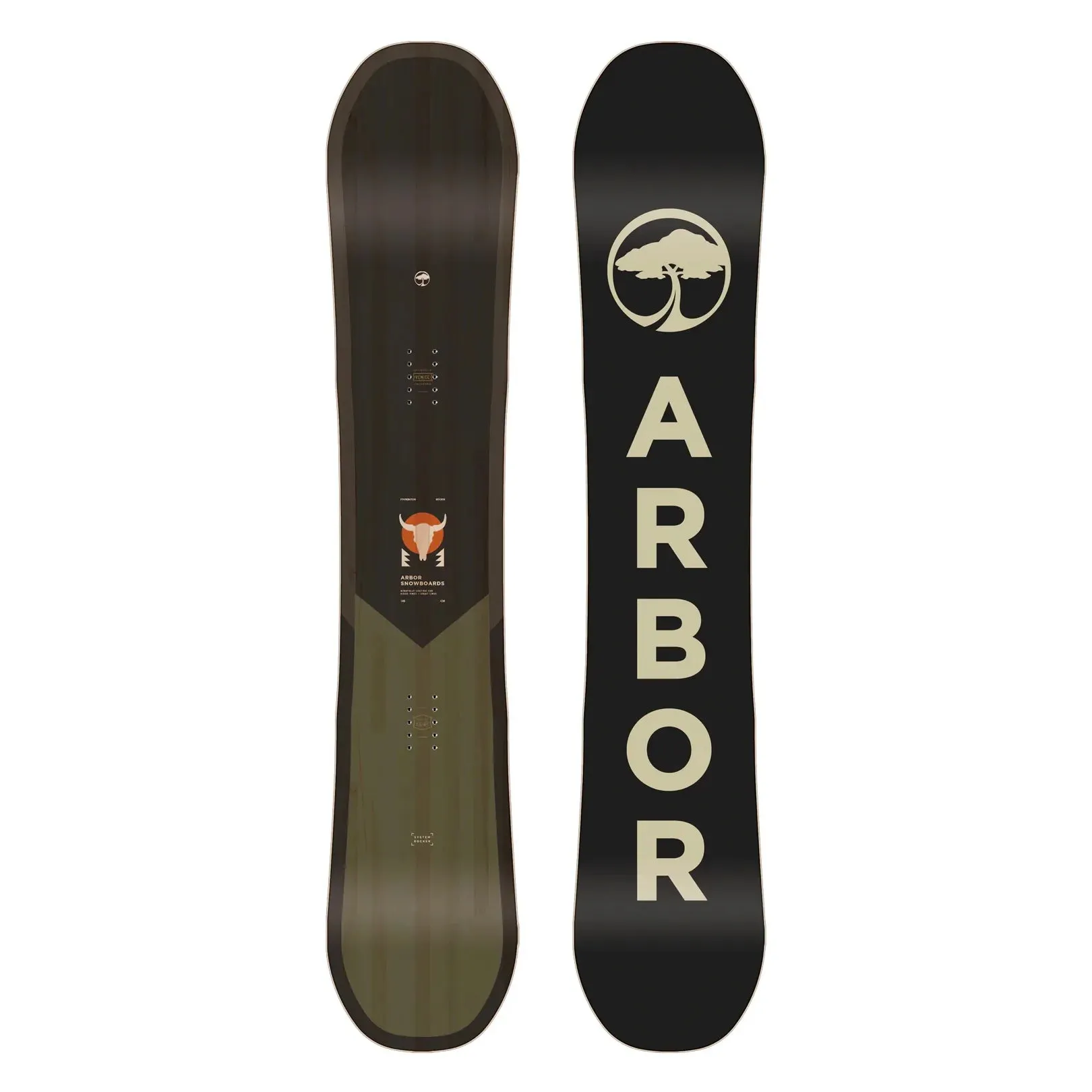 ARBOR FOUNDATION ROCKER SNOWBOARD (12207)