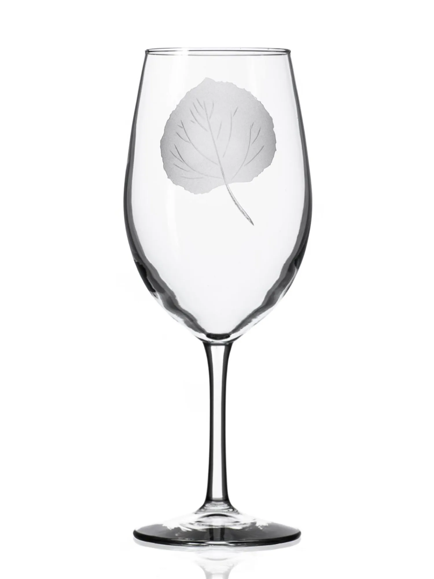 Aspen Leaf Wine Glass