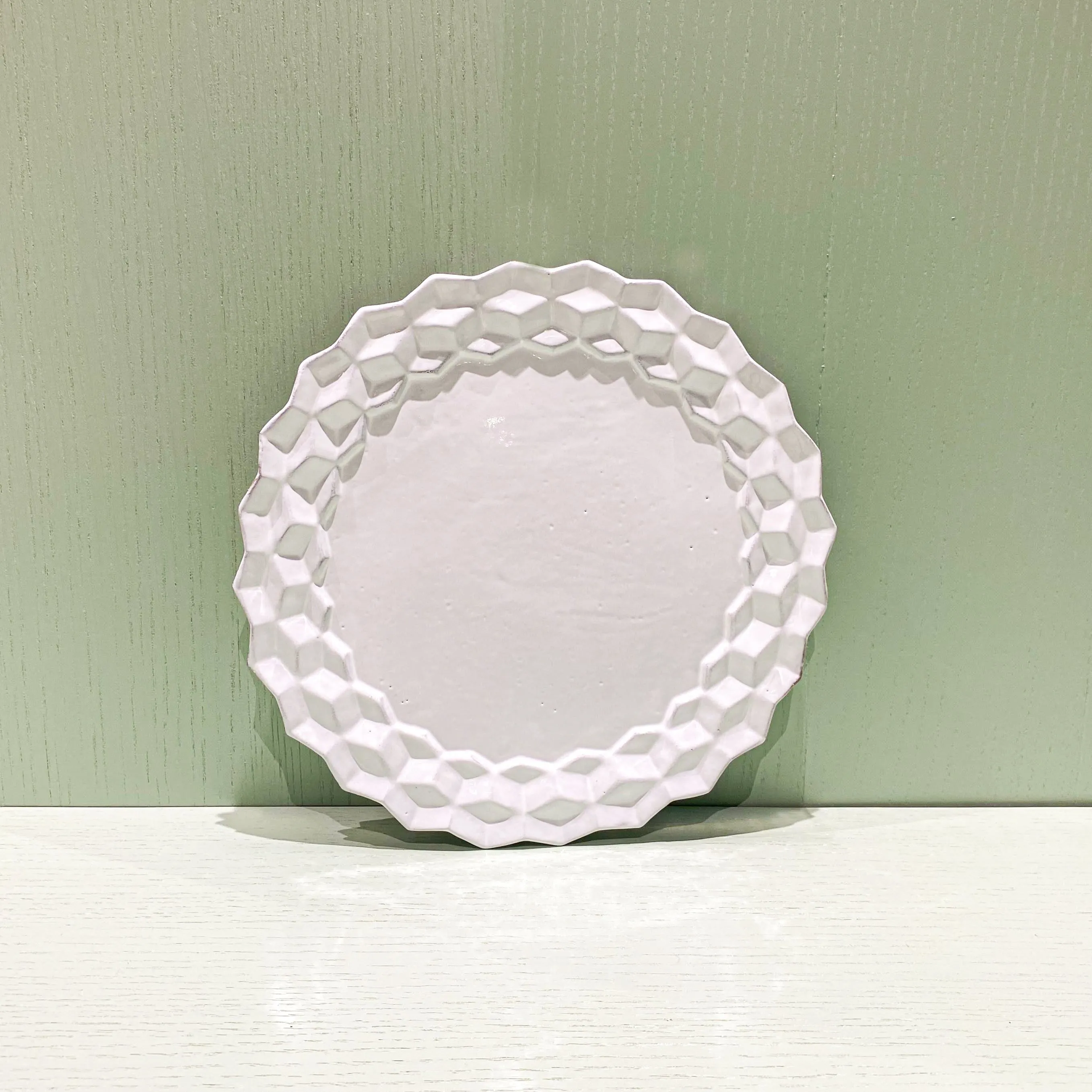 Astier de Villatte   Cube Dinner Plate