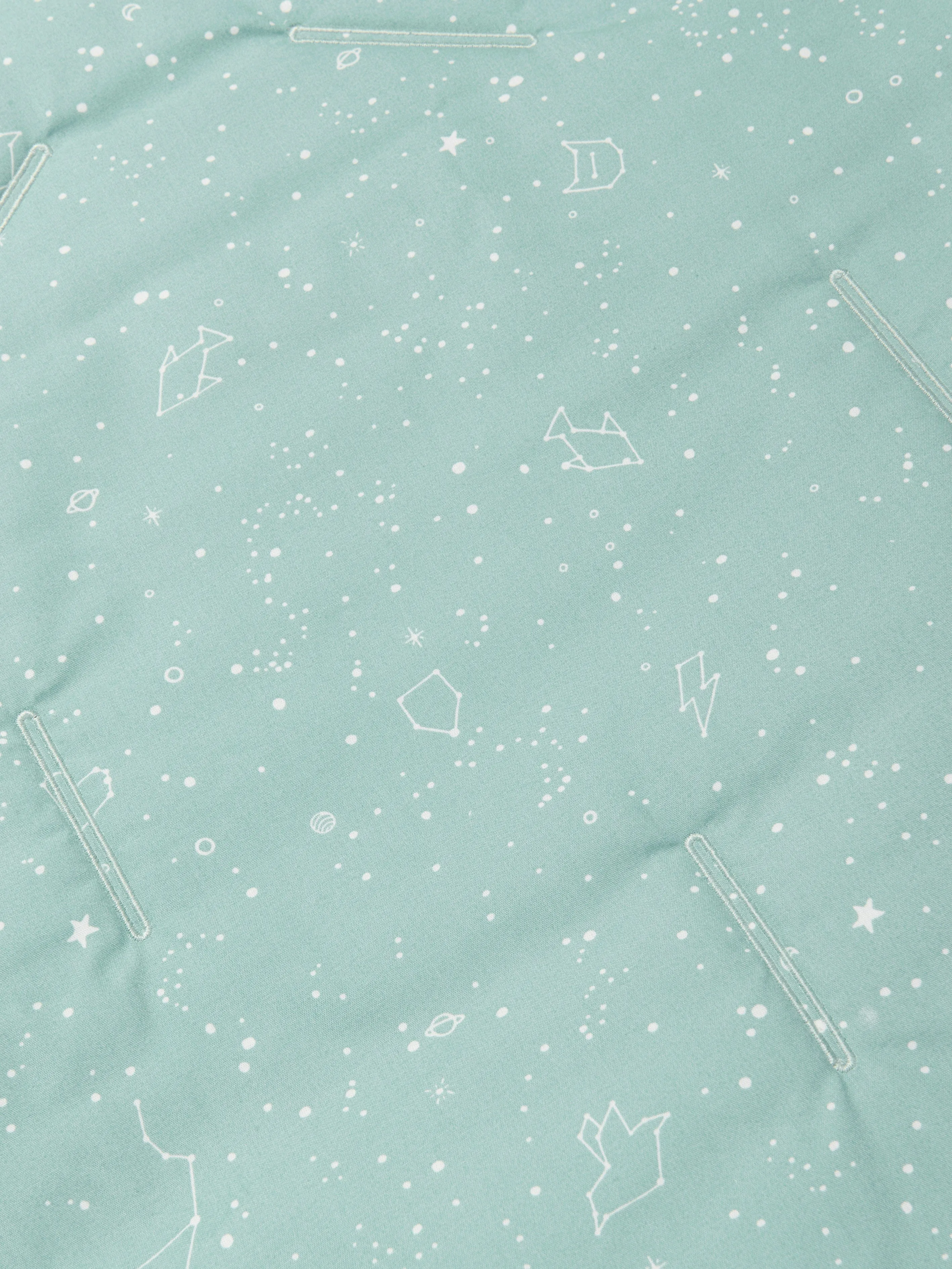 Baby Bites Baby Constellations Summer Shark Sleeping Bag in Turquoise