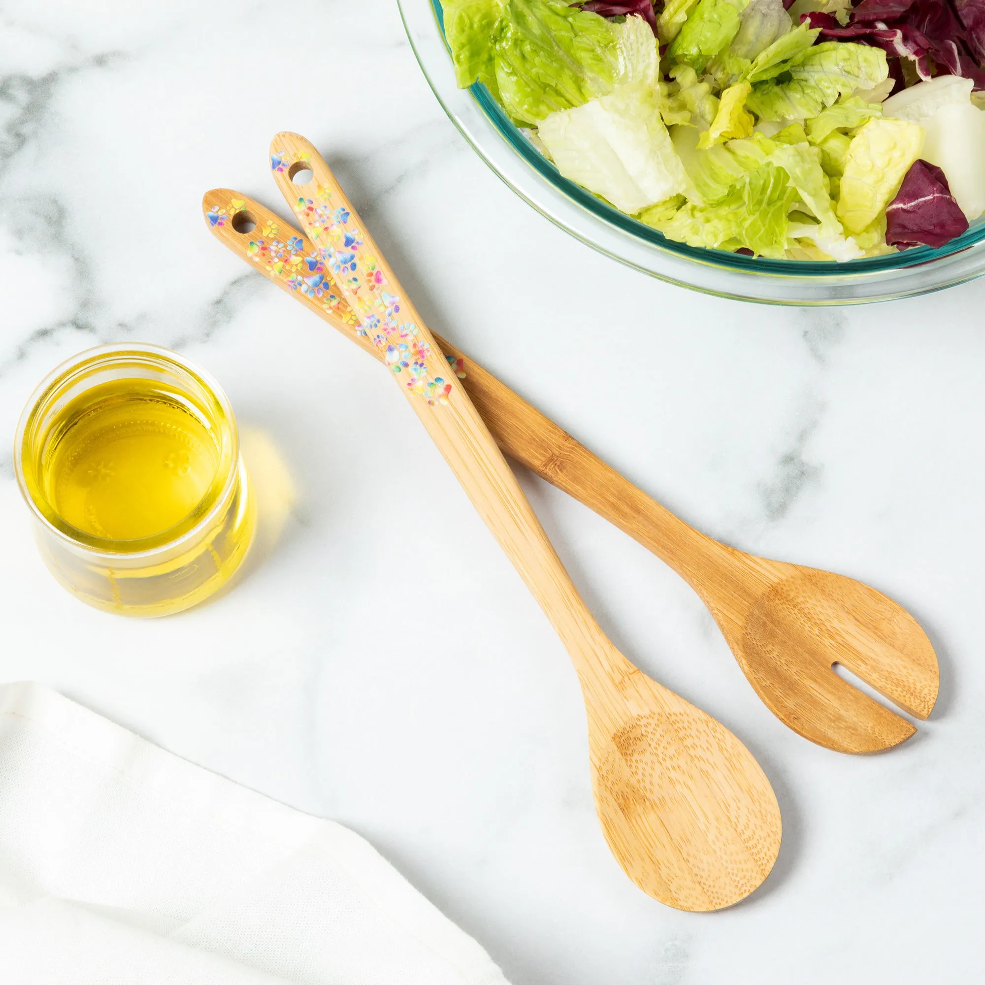 Bamboo Serving Spoon Set - Set of 2