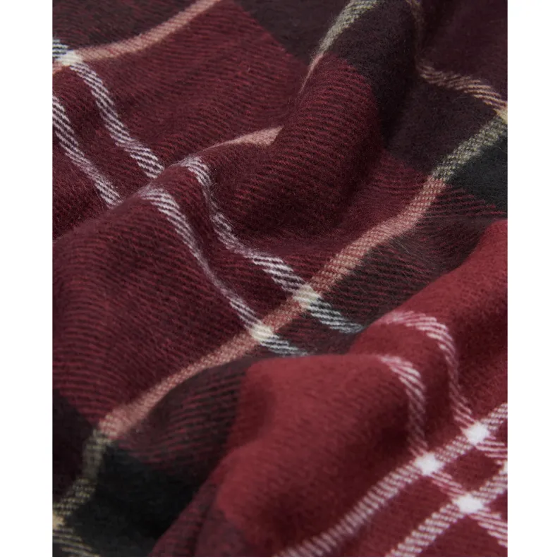 Barbour Galingale Tartan Scarf Red USC0300RE98