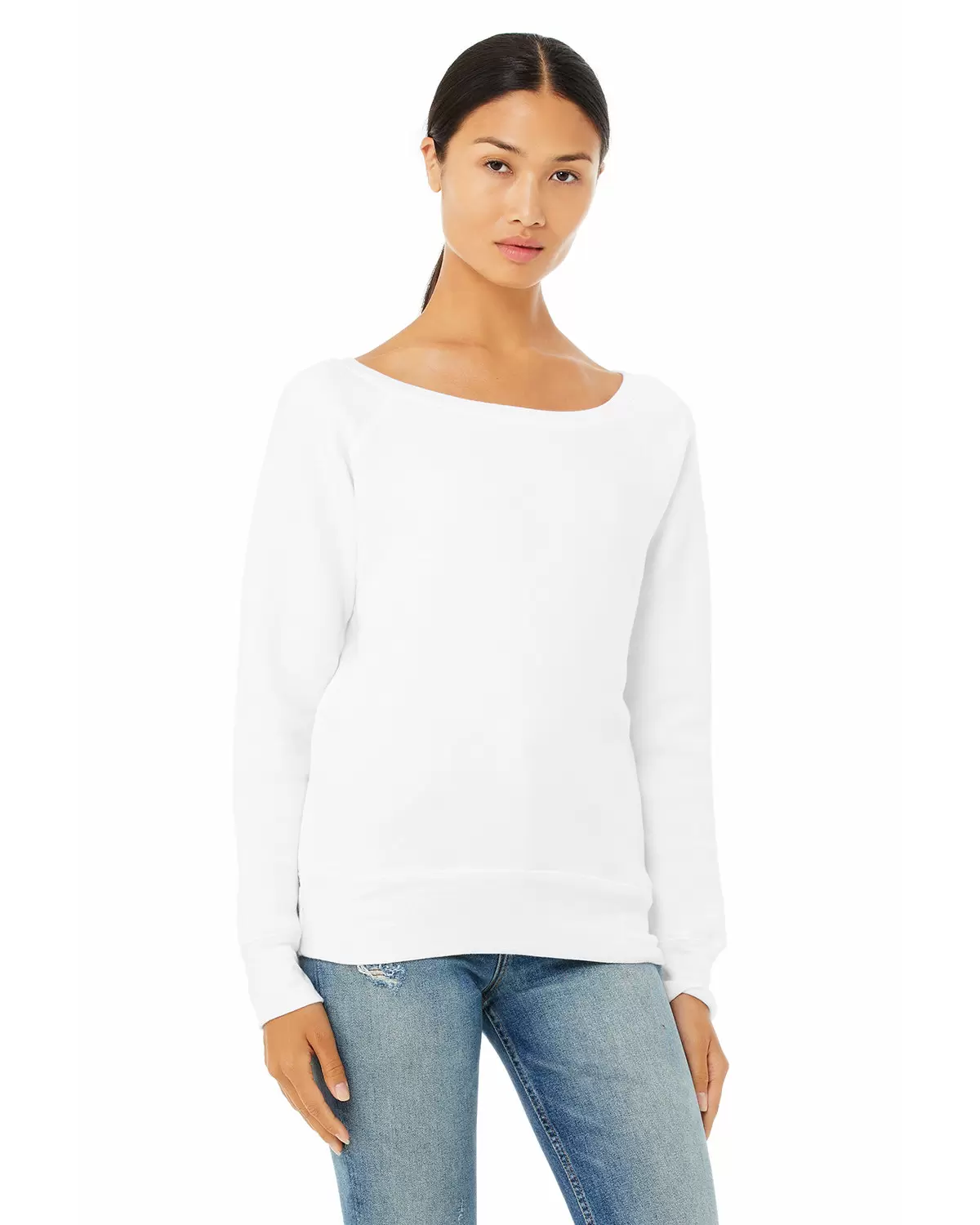 BELLA 7501 Womens Fleece Pullover Sweatshirt SKU: 7501