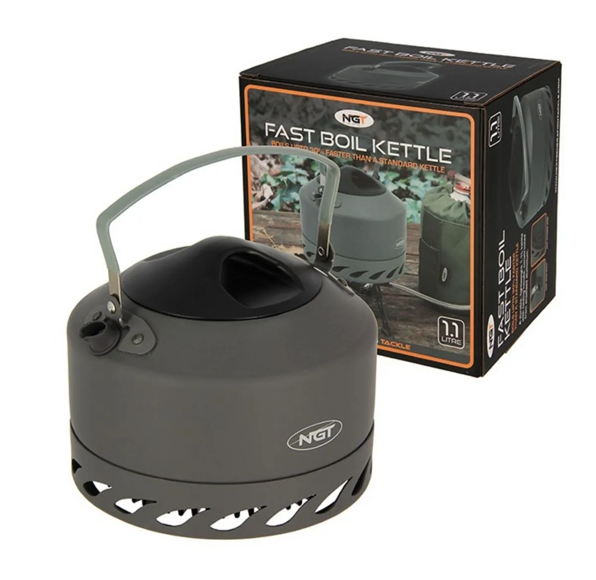 Bisley NGT Aluminium Outdoor Fast Burn Kettle - 1.1 litre