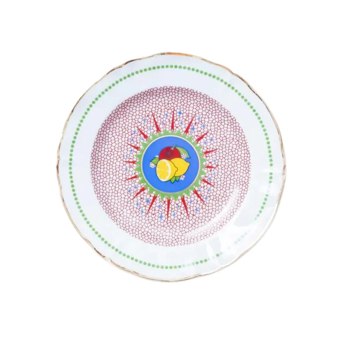 Bitossi Home   Fruit Plate D20.5 Lemon