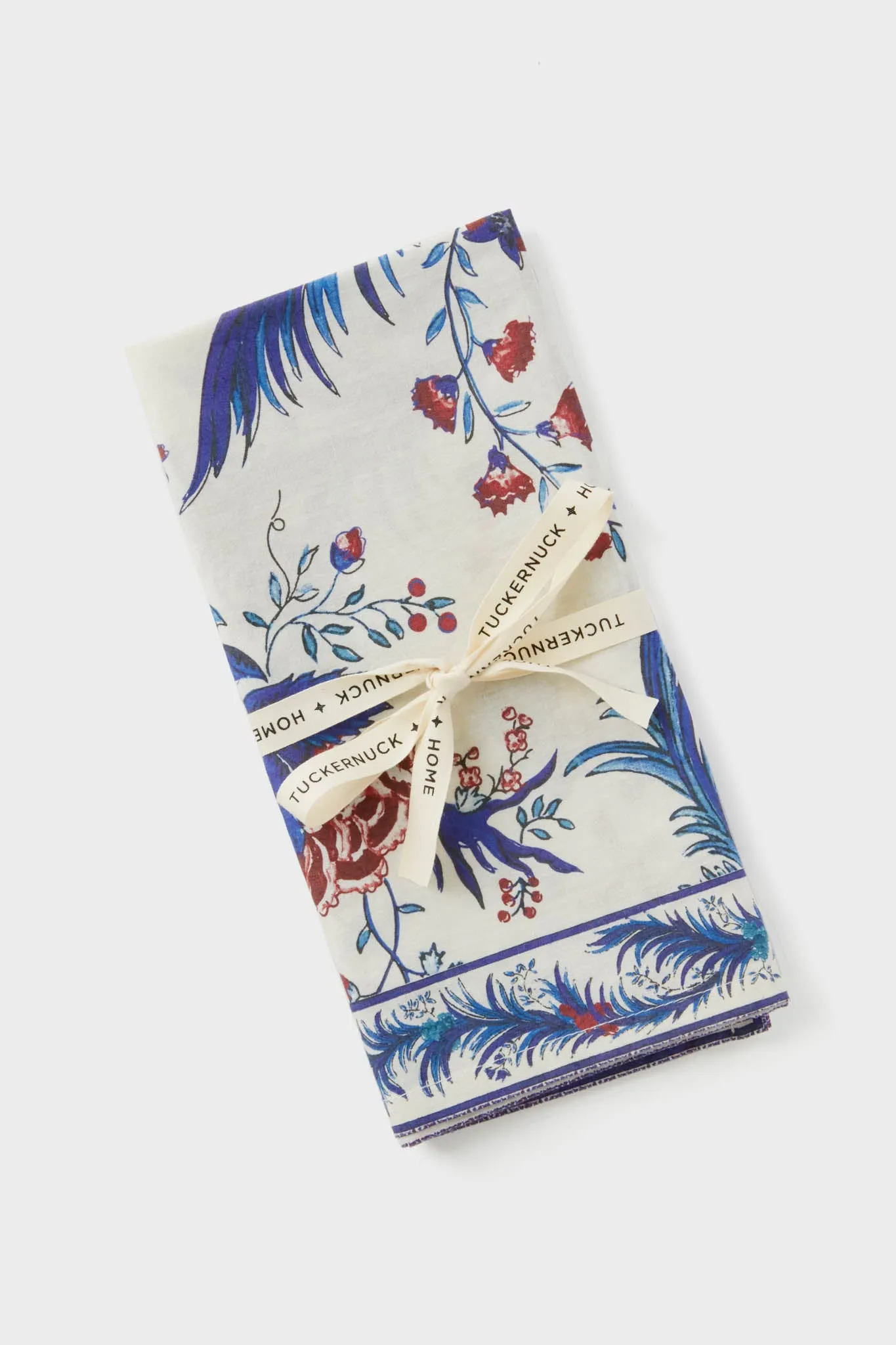 Blooming Sapphire Printed Napkins Set of 4