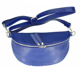 Blue \jaden\ leather belt bag