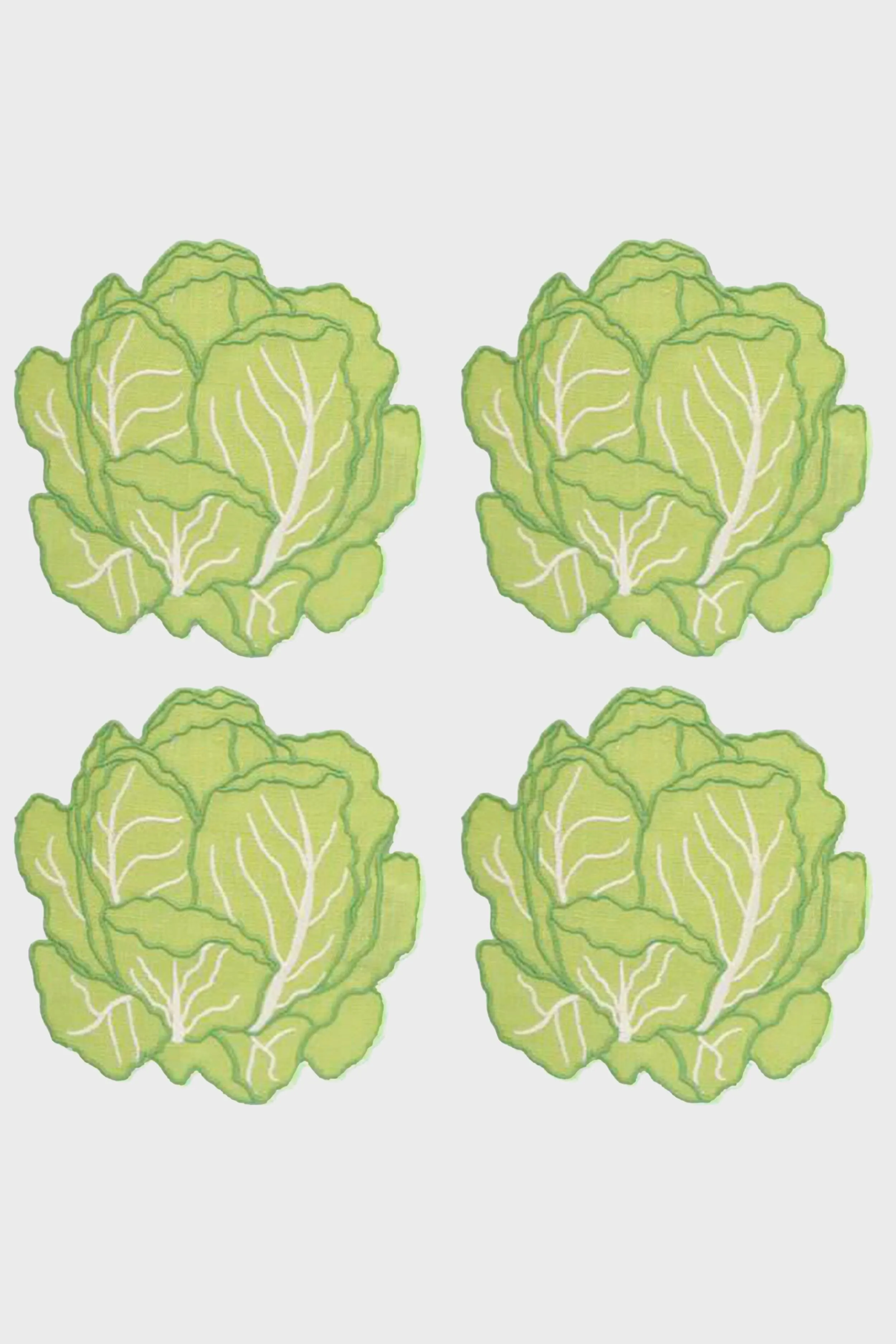 Cabbage Cocktail Napkins (Set of 4)