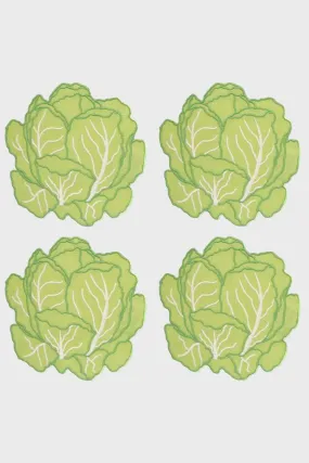 Cabbage Cocktail Napkins (Set of 4)