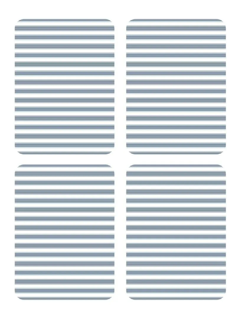 Coastal Stripes Placemats (Set of 4)