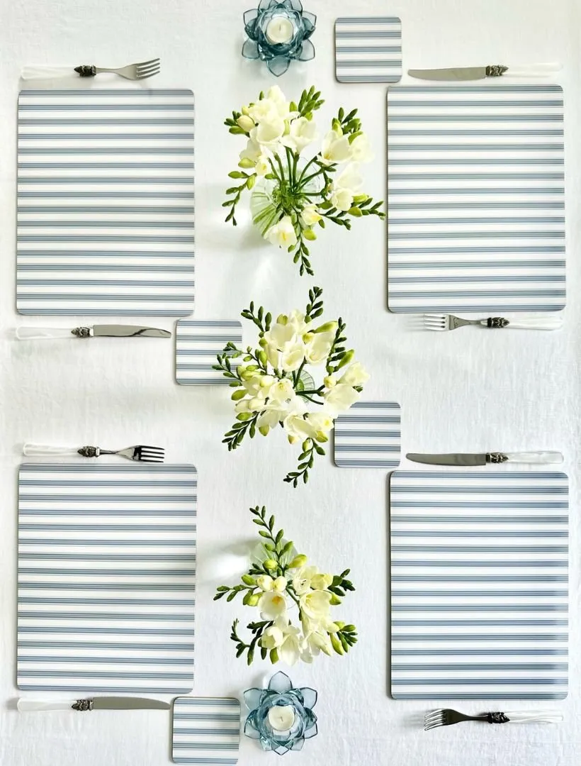 Coastal Stripes Placemats (Set of 4)