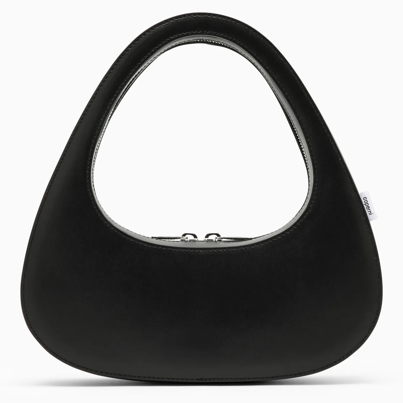 Coperni    Coperni Black Leather Swipe Bag