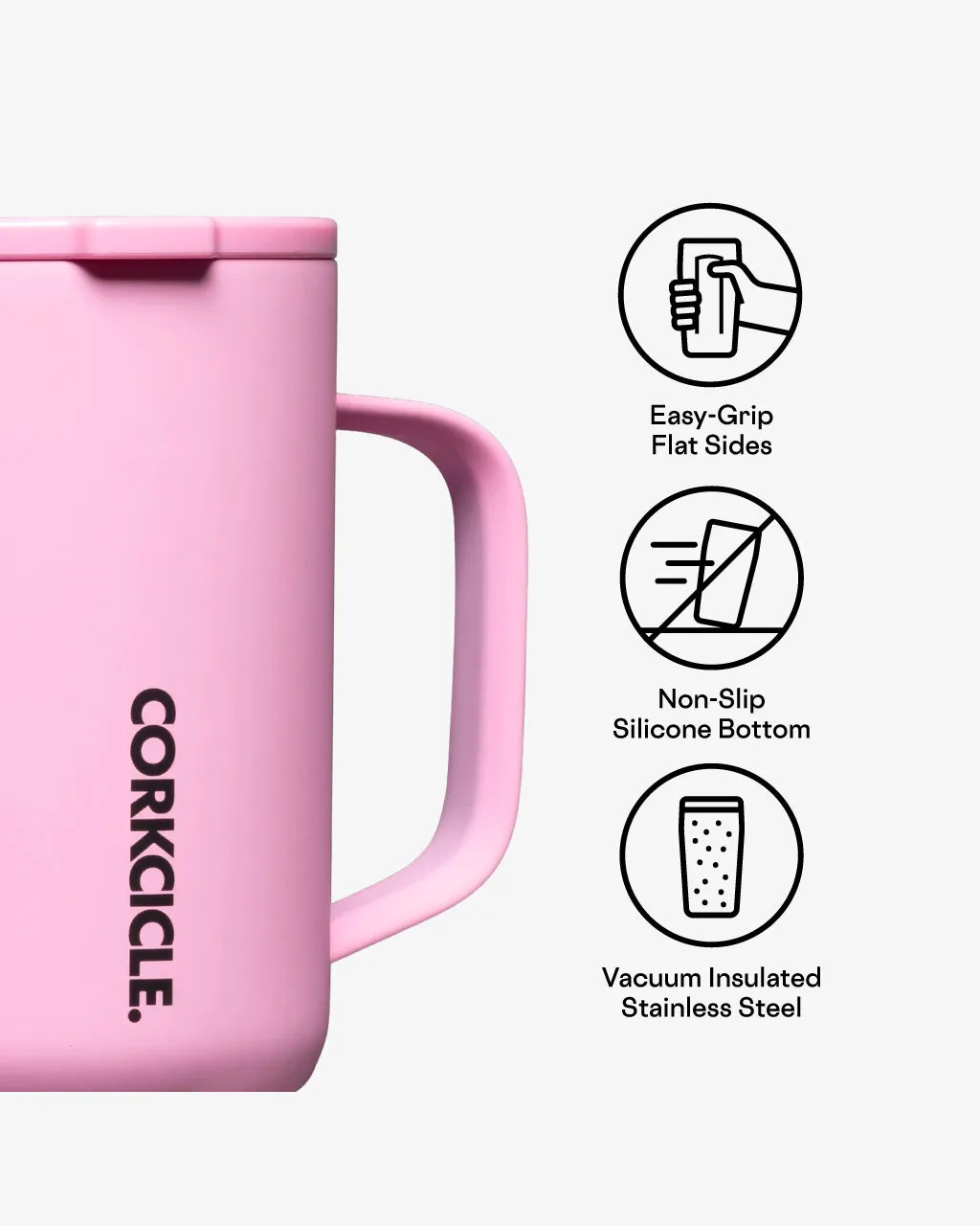 Corkcicle Neon Lights Coffee Mug