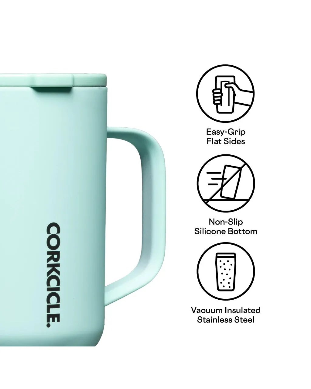 Corkcicle Neon Lights Coffee Mug