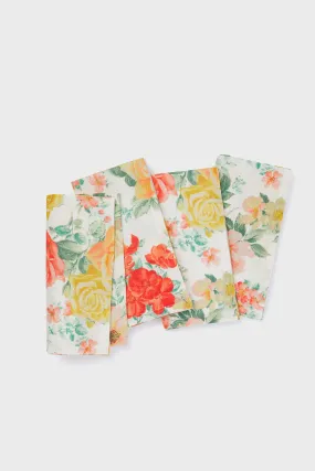 Countryside Garden Printed Napkins Set of 4