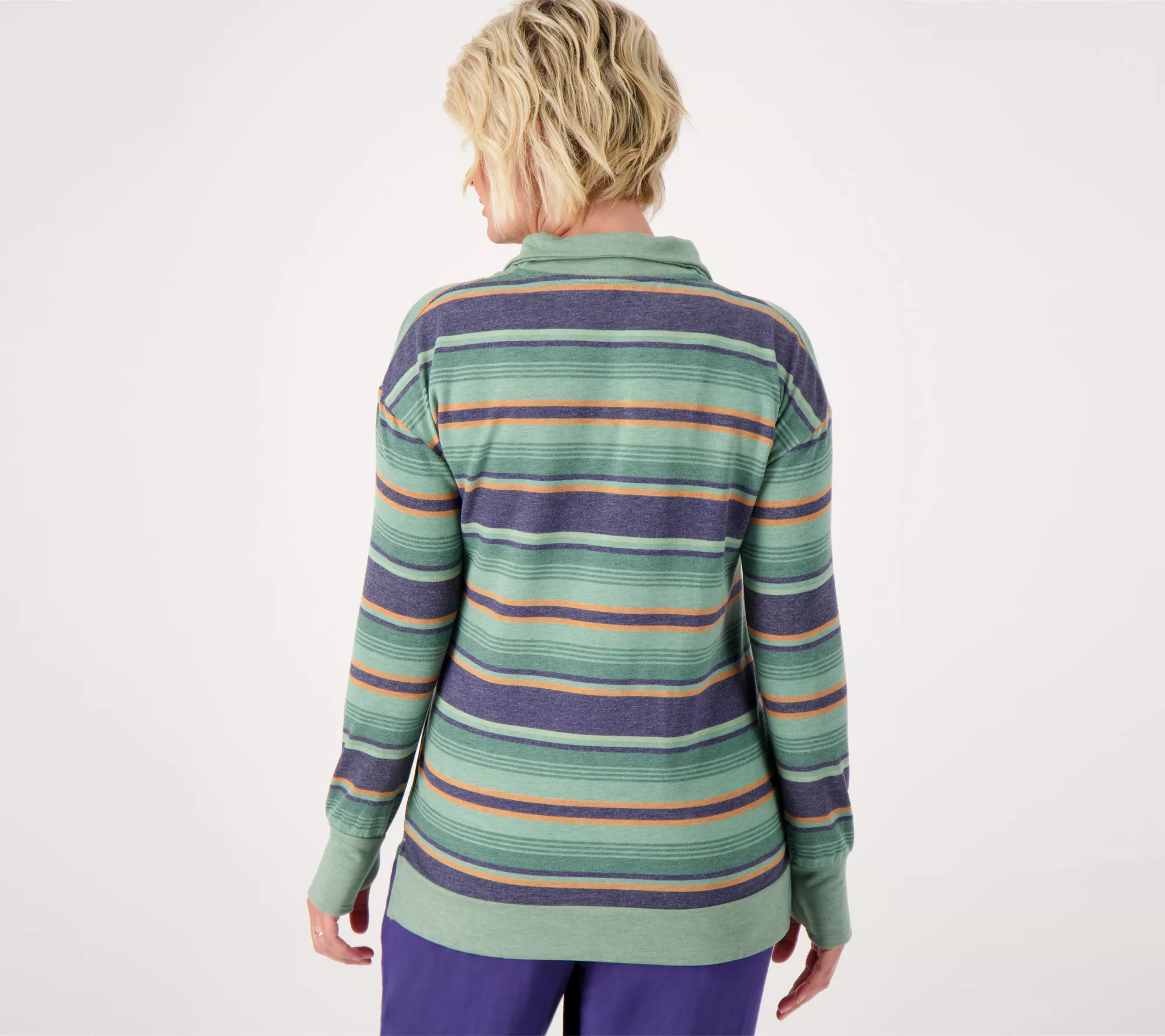 Cuddl Duds Comfortwear Half-Zip Henley Pullover