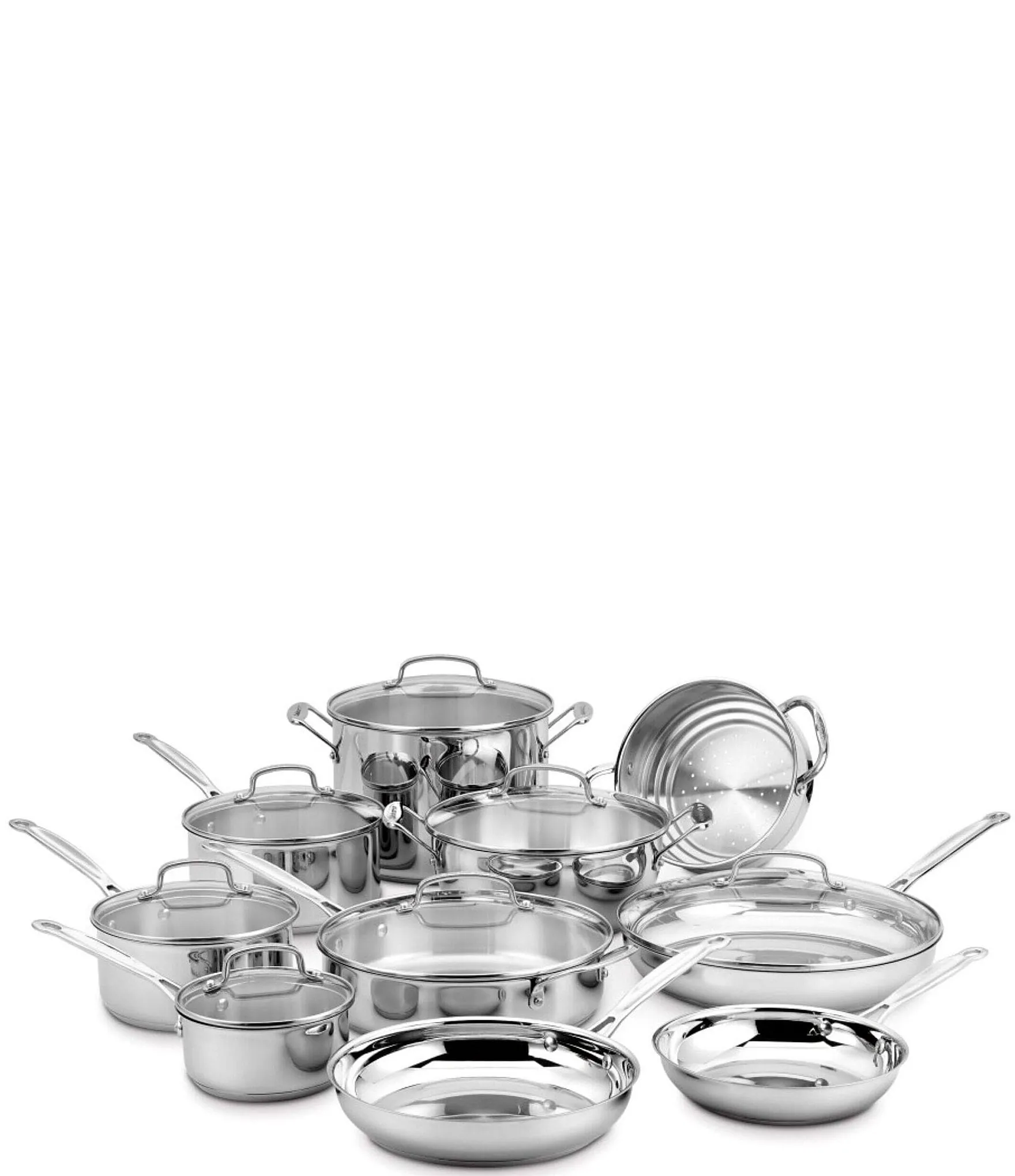 Cuisinart Chef's Classic Stainless 17-Piece Cookware Set