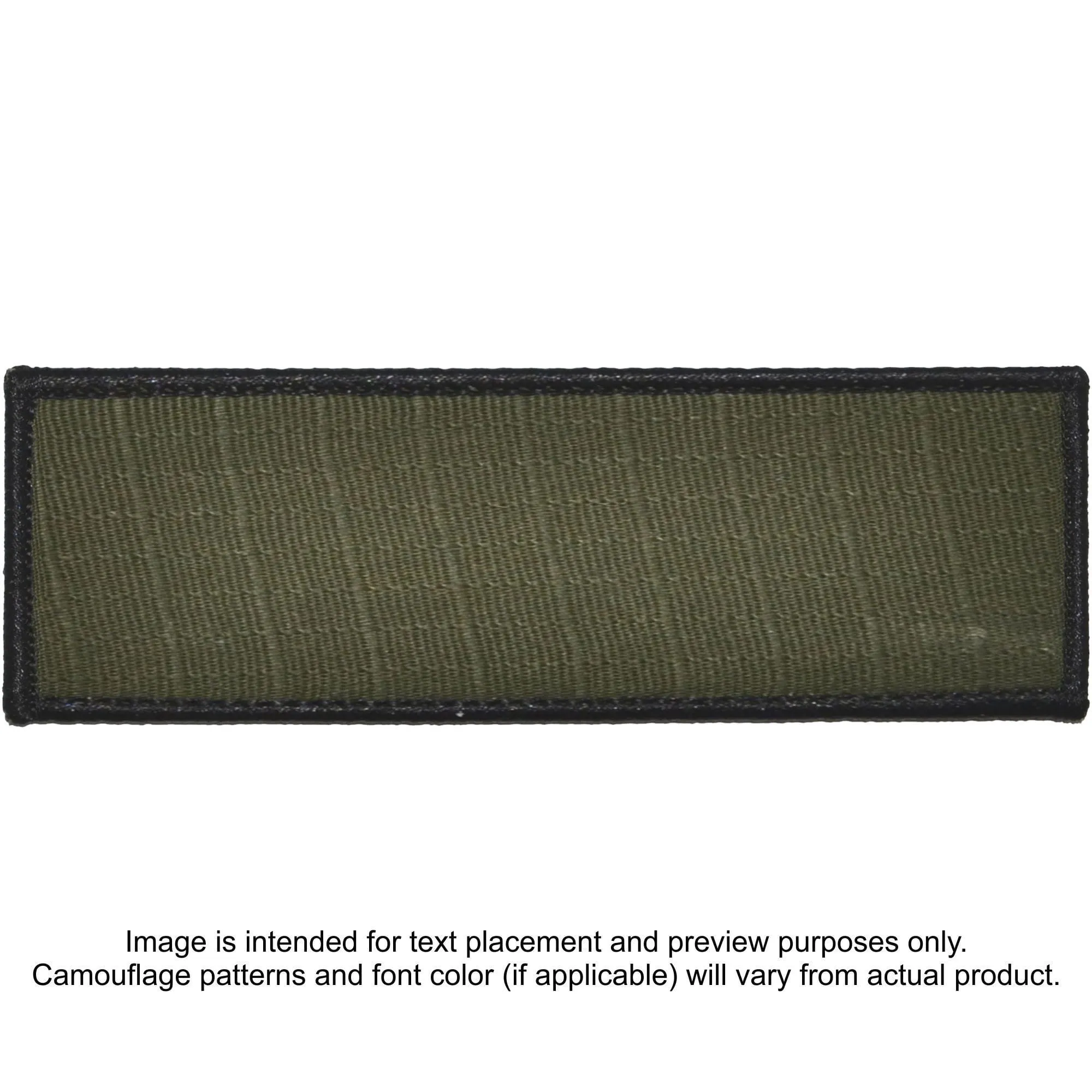 Custom Plate Carrier Text Patch - 2x6