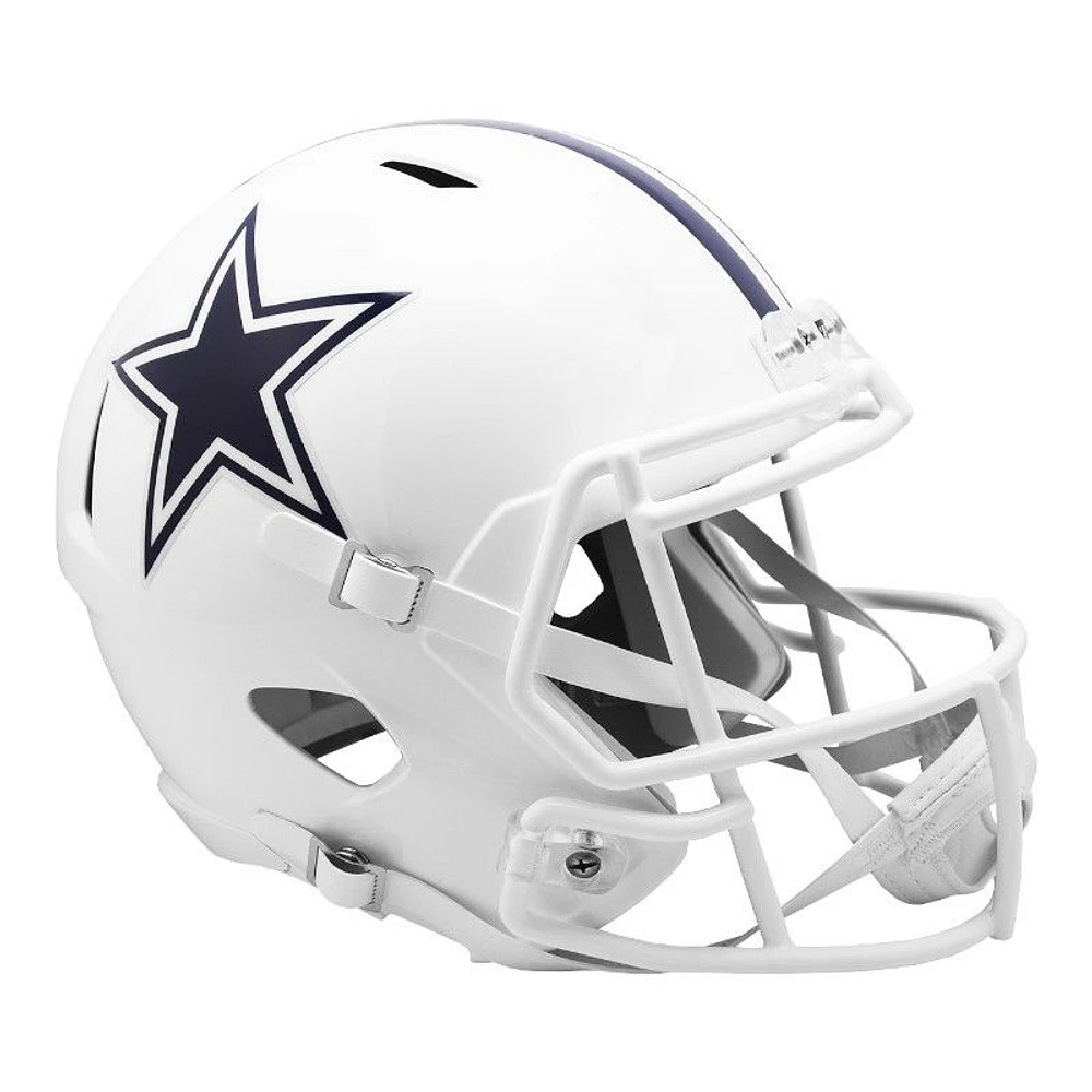 Dallas Cowboys White Riddell Replica Speed Full Size Helmet