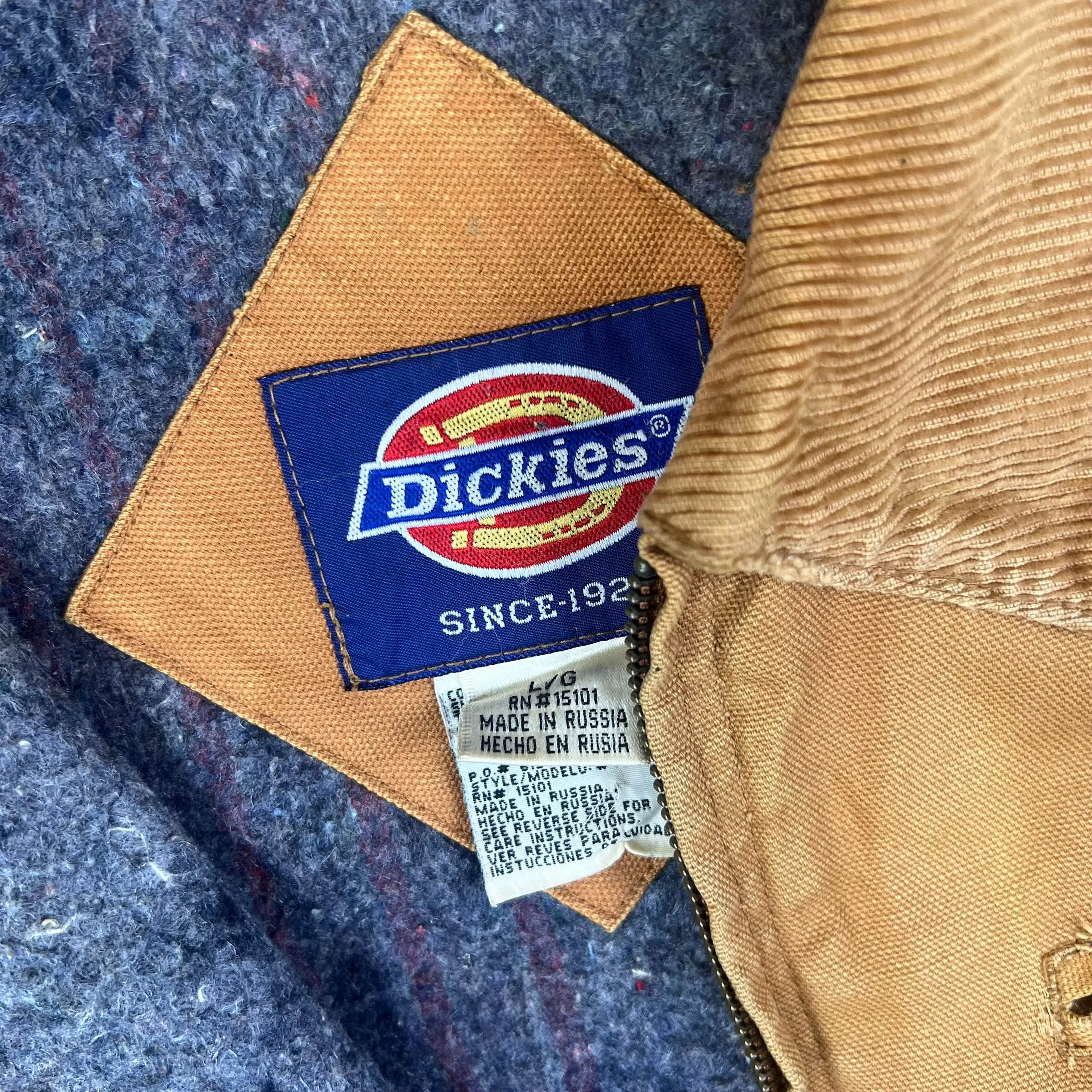 Dickies Beige Corduroy Collared Detroit Jacket