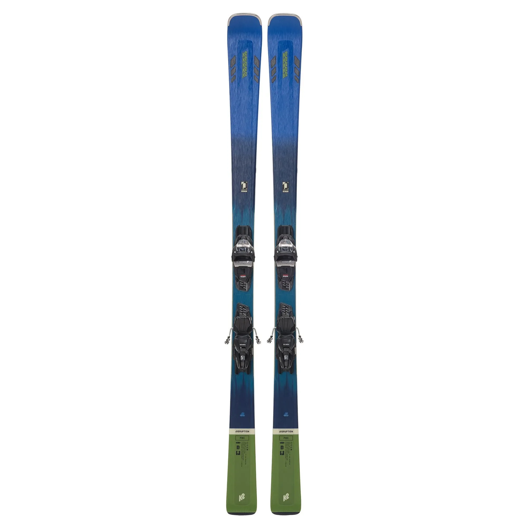 Disruption 78C Ski + M3 11 Compact Quikclik Bindings - 2024