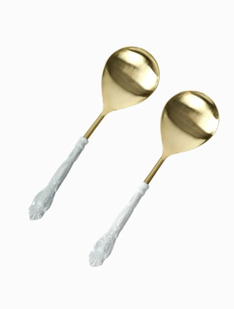 Enamel Serving Spoon Set