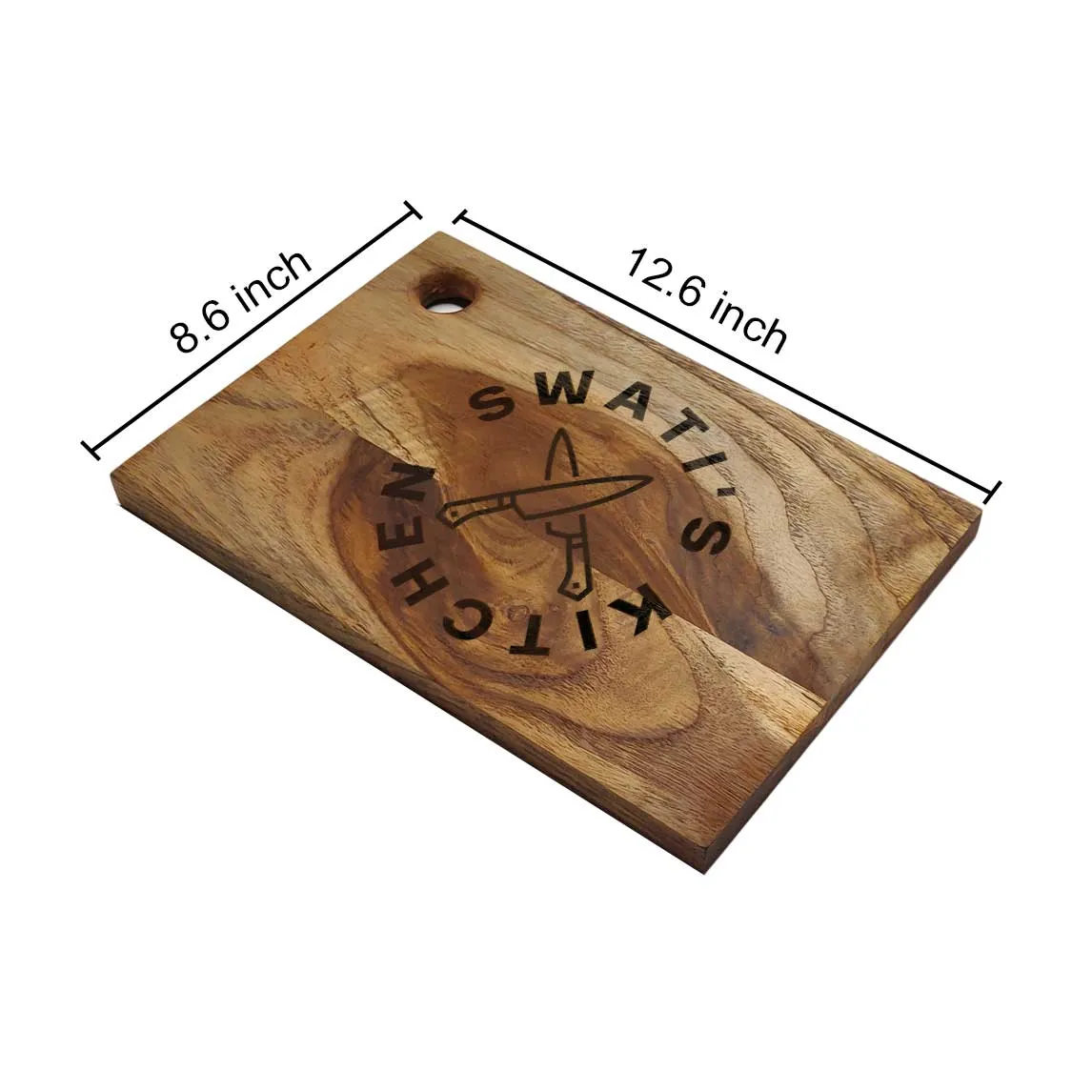 Engraved Cutting Board Wooden Vegetable Chopping Stand-Add Your Name