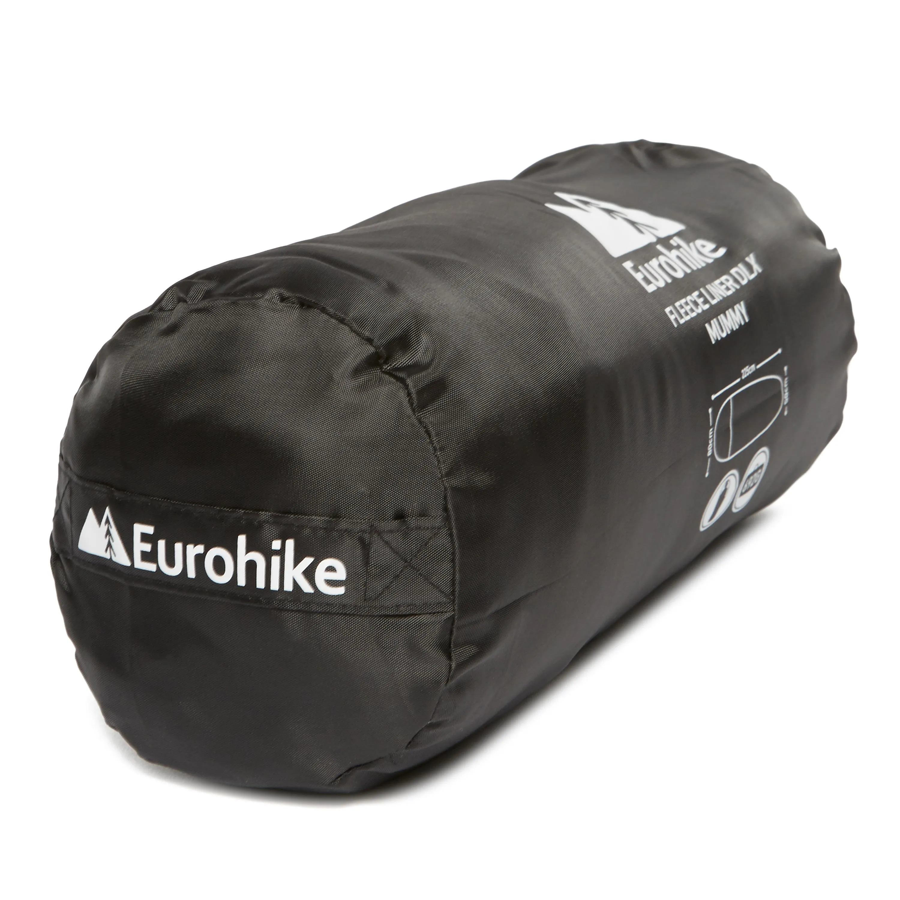 Eurohike Fleece Sleeping Bag Liner DLX - Mummy | Millets