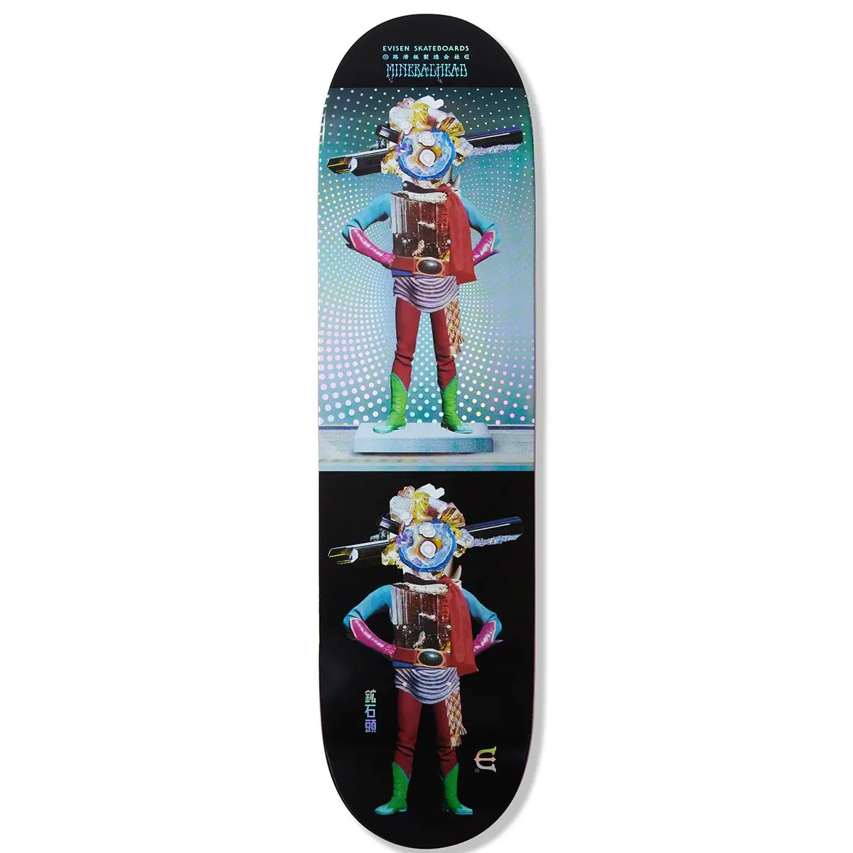 EVISEN SKATEBOARDS MINERALHEAD DECK 8.38