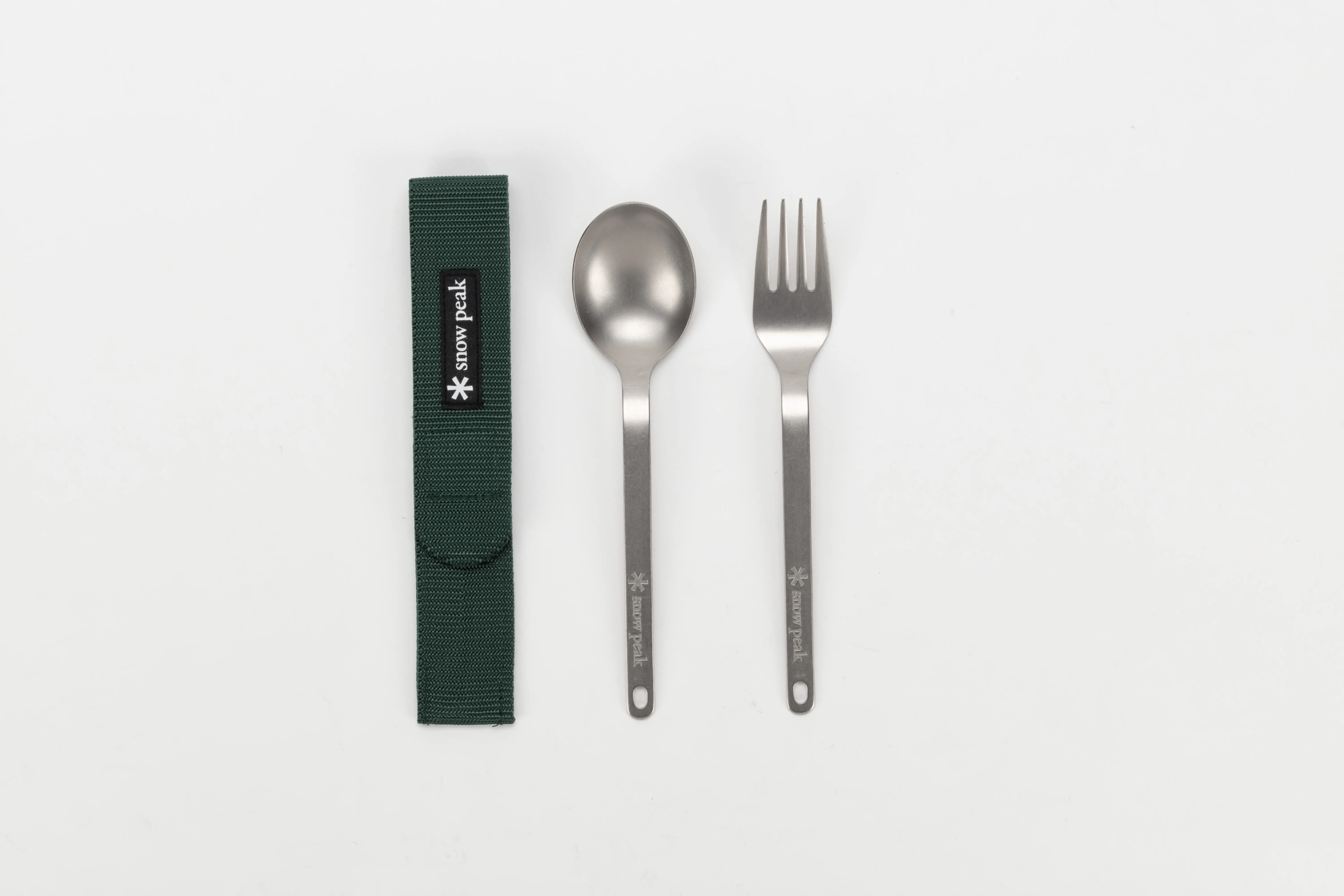 Fork & Spoon Set Titanium