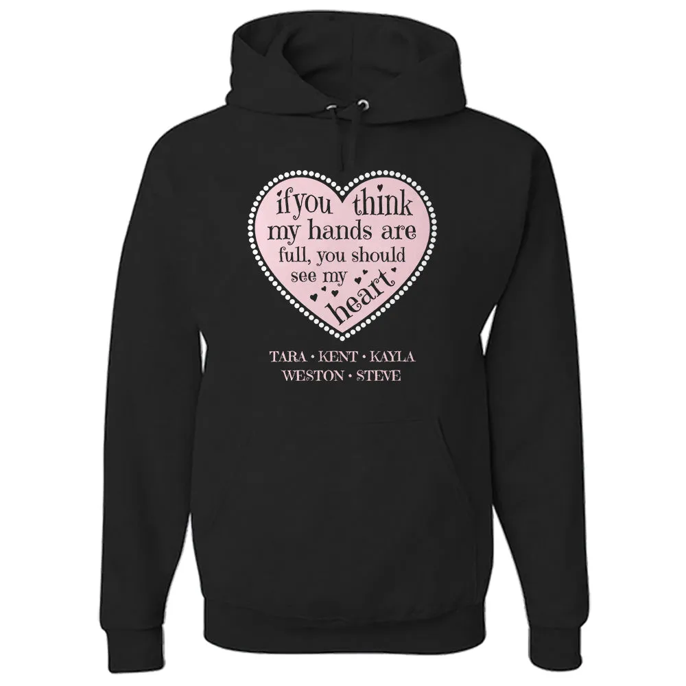 Full Heart Personalized Hoodie