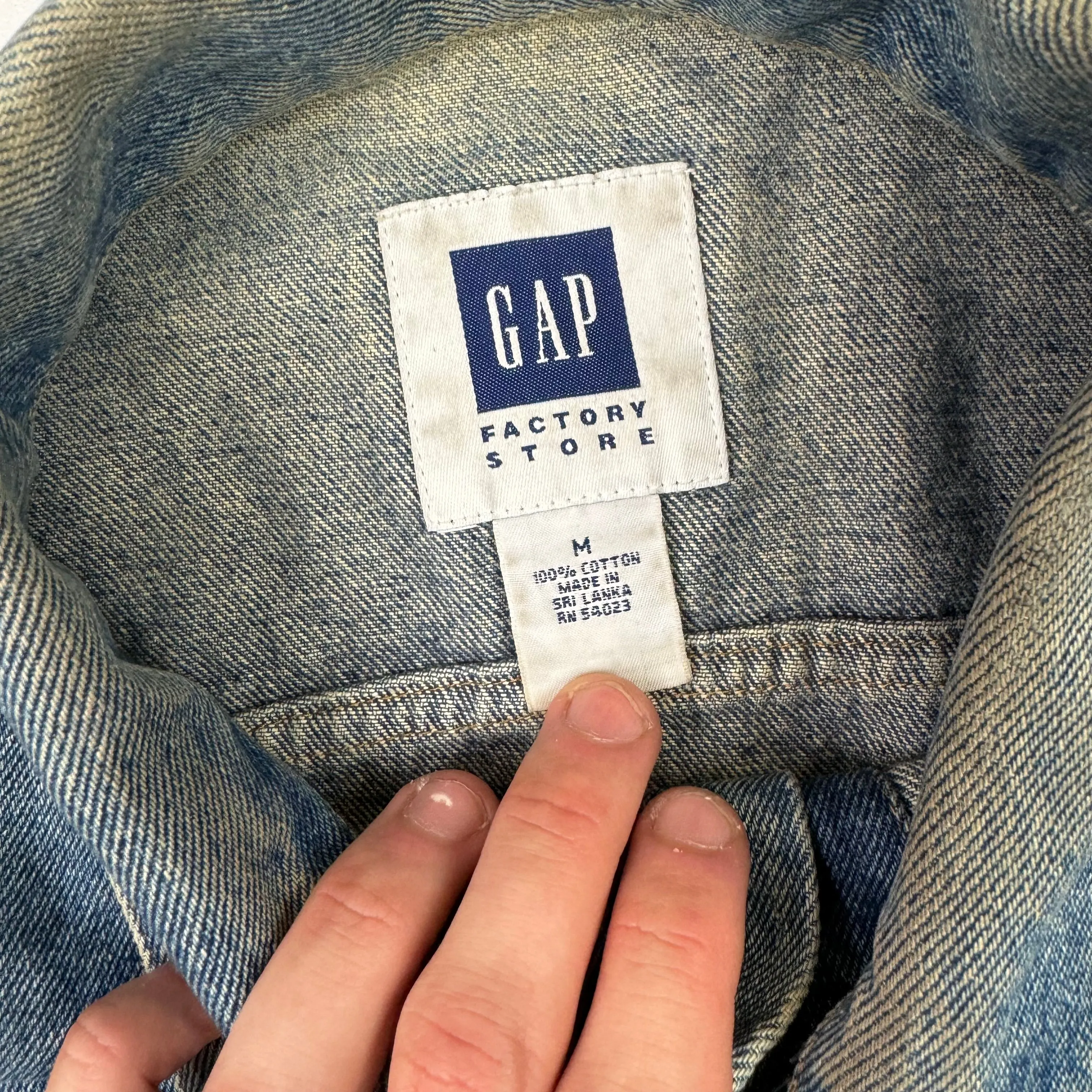 Gap 00's Denim Jacket Blue