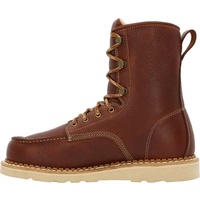 Georgia Boot Men's Wedge 8in Moc-Toe Boot