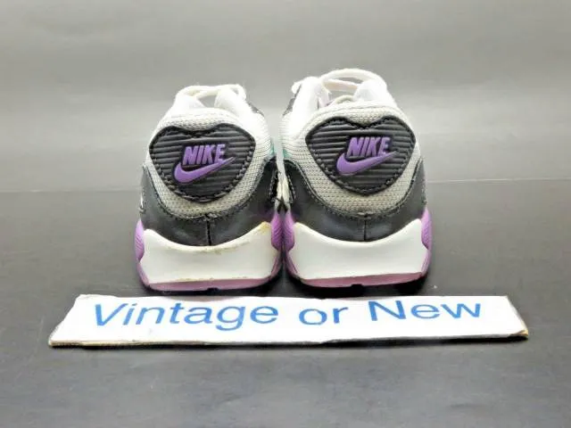 Girls Nike Air Max '90 Grey Teal Purple Running Toddler ...